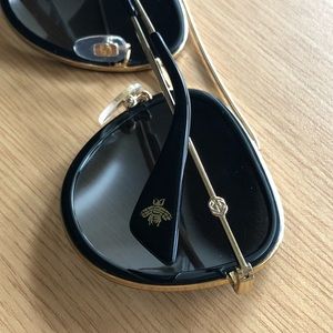 Gucci Aviator Metal Sunglasses